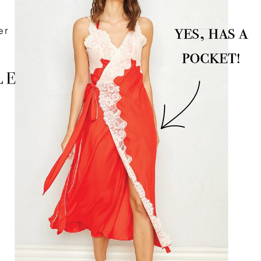 LIKE NEW WE ARE HAH DANCING QUEEN BLOOD ORANGE DRESS SZ XS SMALL MEDIUM